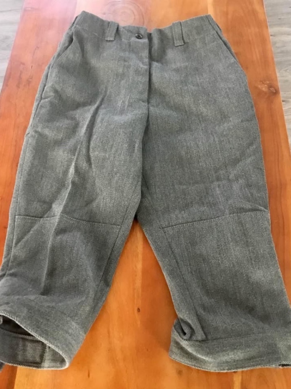 Vintage Filson Lot 190 Whipcord Wool Breeches Pants Size W10 Grey